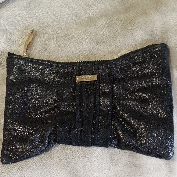 kate spade Handbags - Kate Spade Wristlet black bow clutch